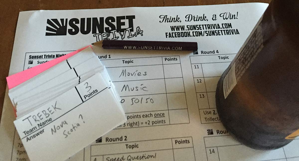 Sunset Trivia Image How To Play Sunset Trivia